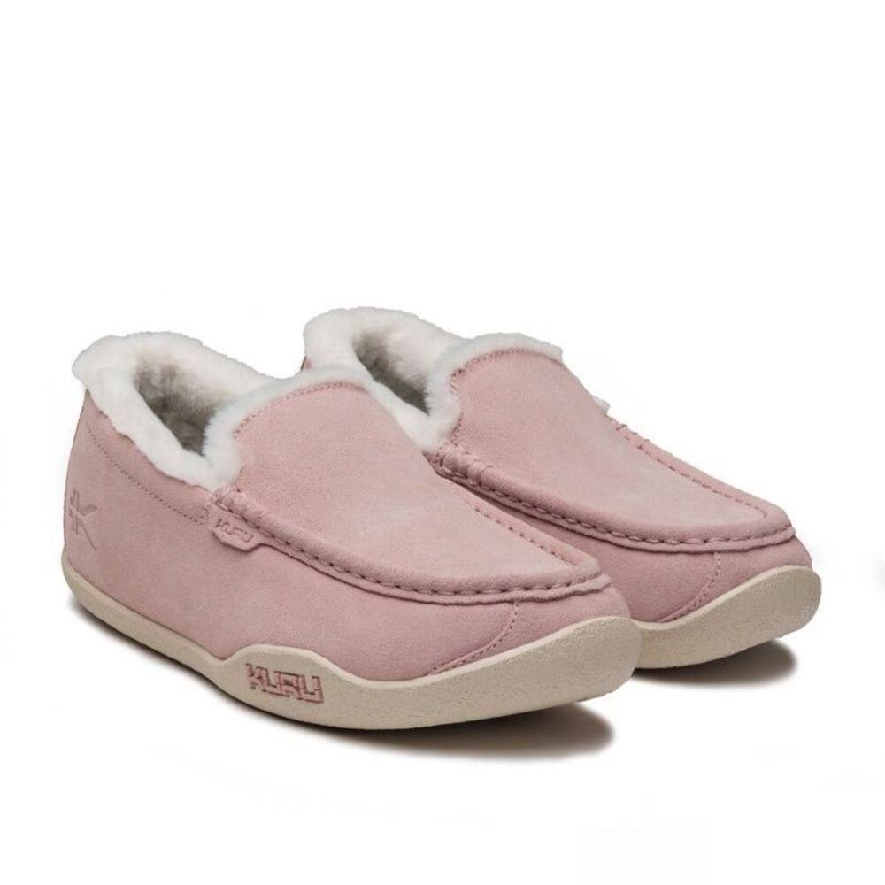 KURU Loft Pink Suede Moccasins 9.5